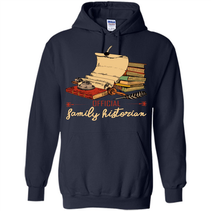 Family T-shirt Official Family Historian Navy