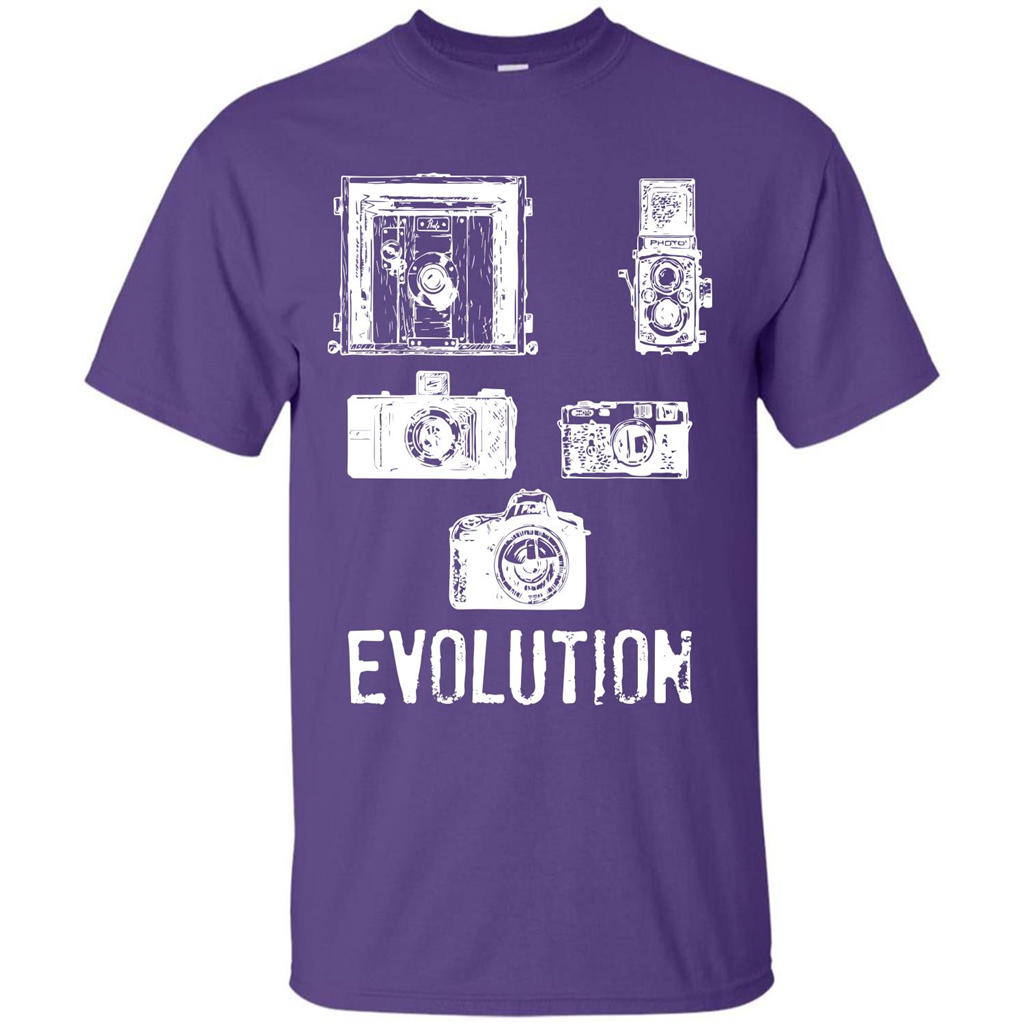 Photographer T-shirt Evolution T-shirt Purple