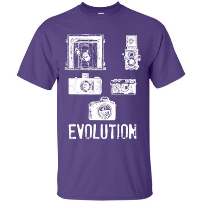 Photographer T-shirt Evolution T-shirt Purple