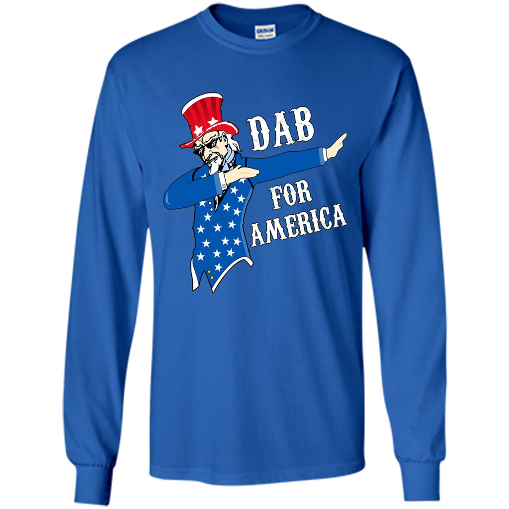 Independen Day T-shirt Patriotic Uncle Sam Dabbing. 4th of July Royal