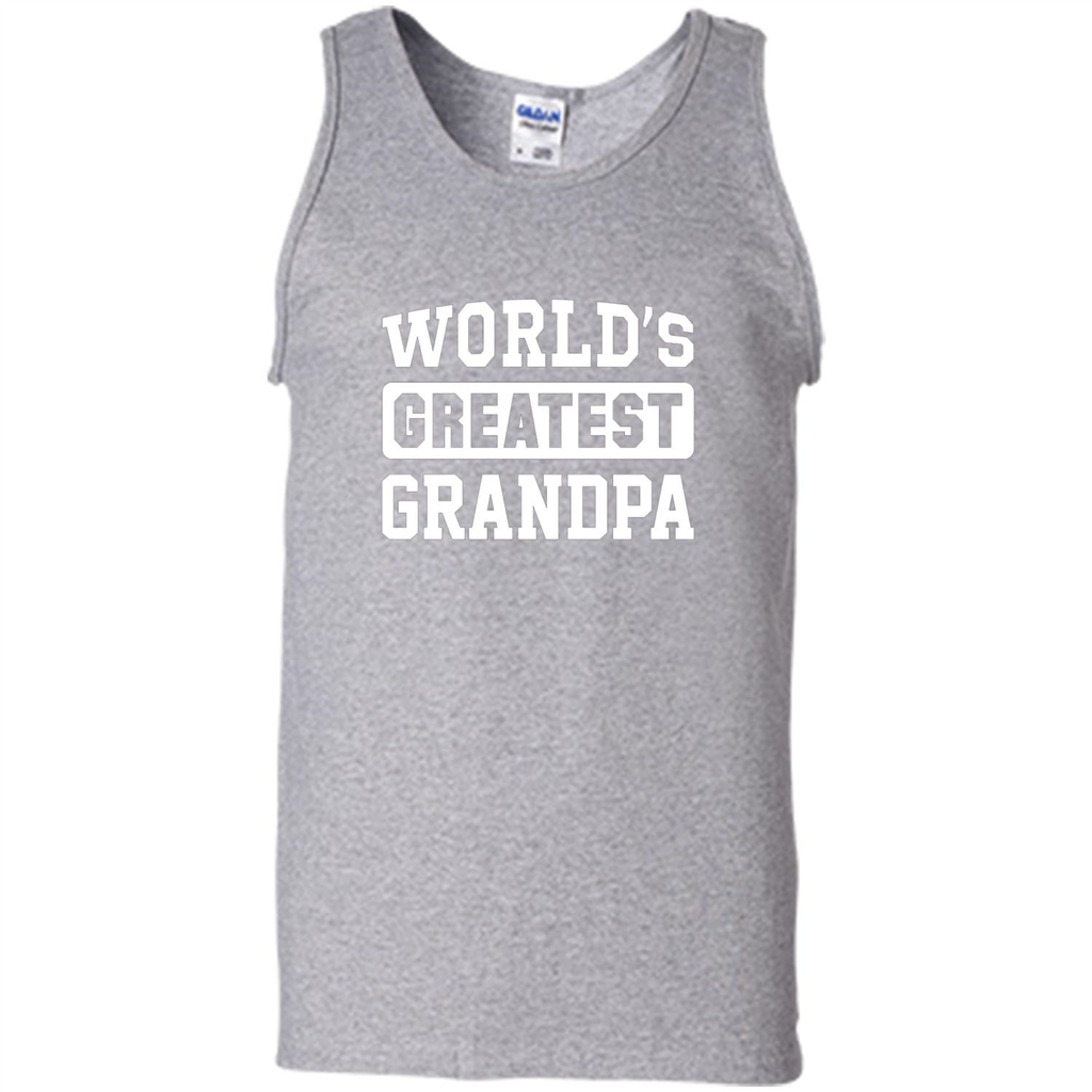 Men's World's Greatest Grandpa T-shirt Sport Grey