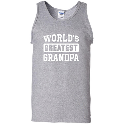Men's World's Greatest Grandpa T-shirt Sport Grey