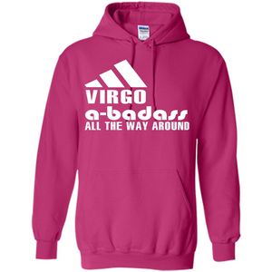 Virgo A-Badass All The Way Around T-shirt