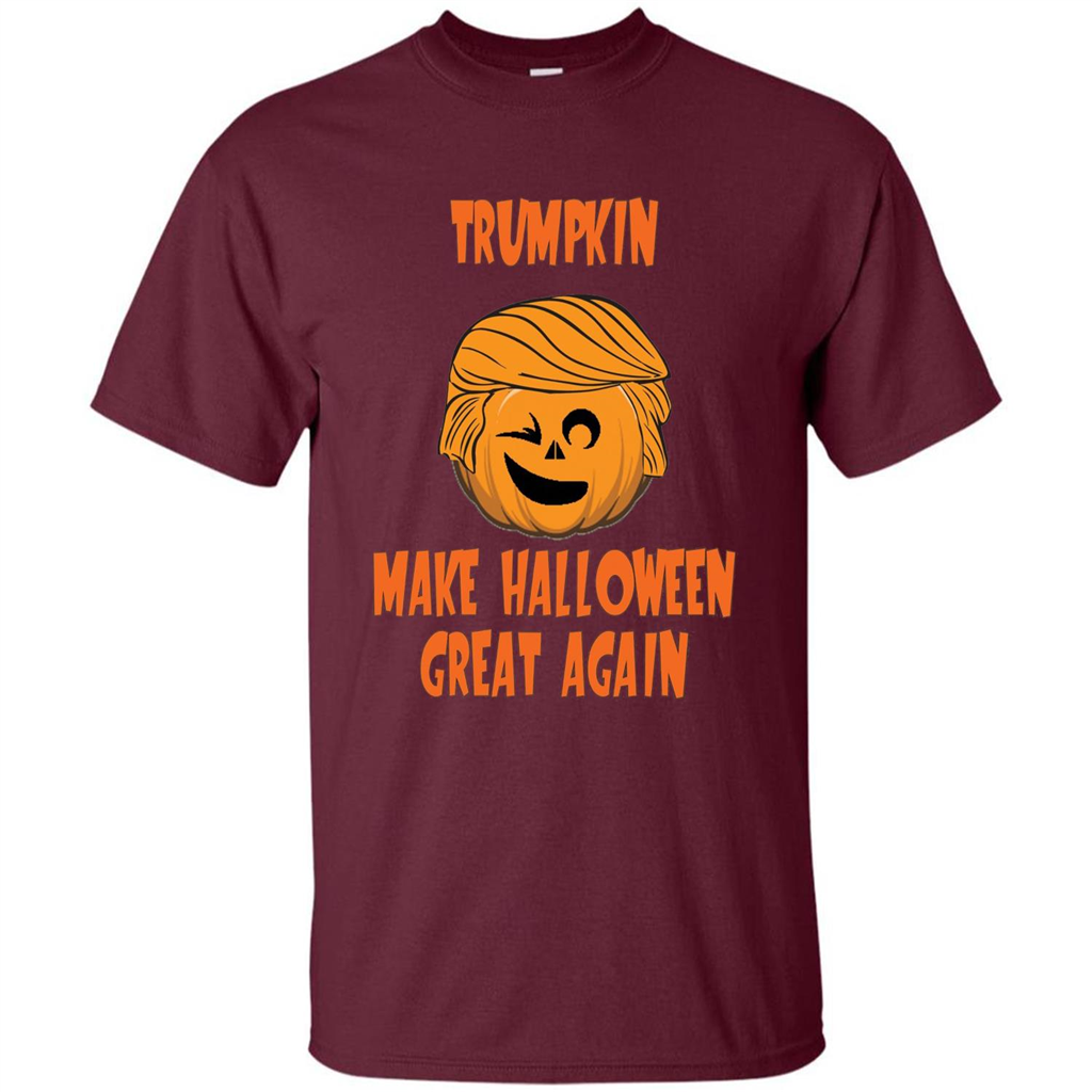 Trumpkin Make Halloween Great Again T-shirt Maroon