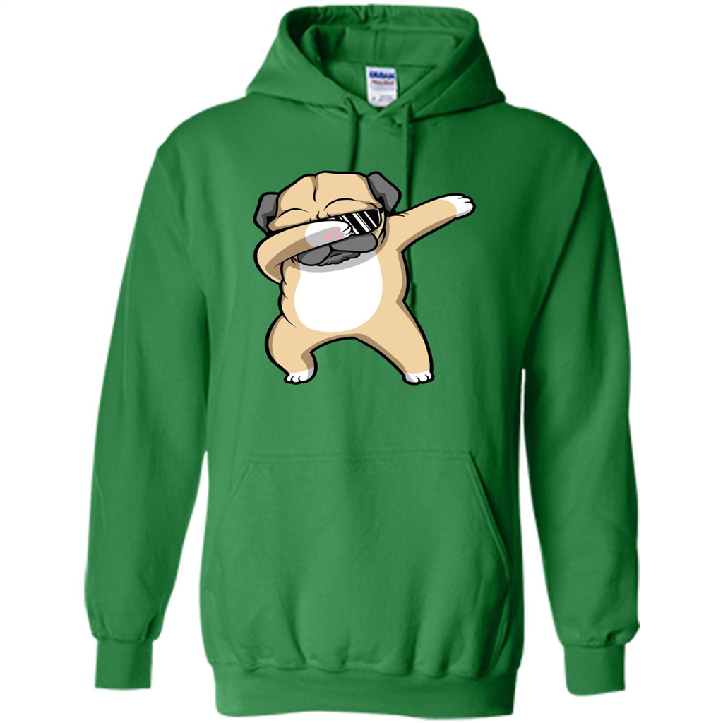 Dabbing Pug T-shirt Funny Cute Dog Dab Dance T-Shirt Irish Green