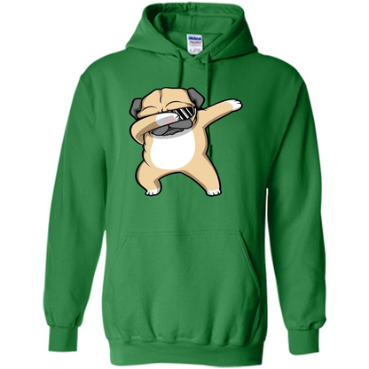 Dabbing Pug T-shirt Funny Cute Dog Dab Dance T-Shirt Irish Green