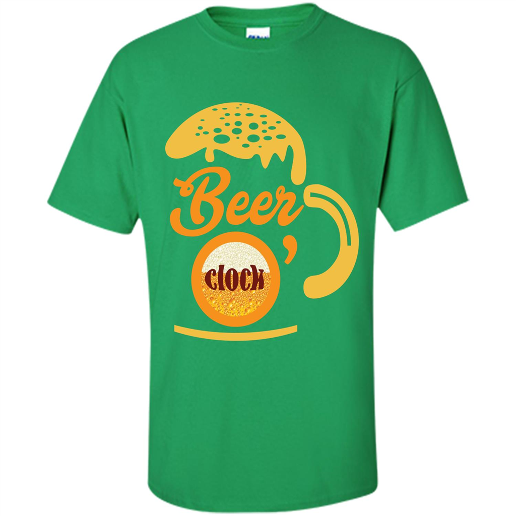 Beer T-shirt Beer O’clock Irish Green