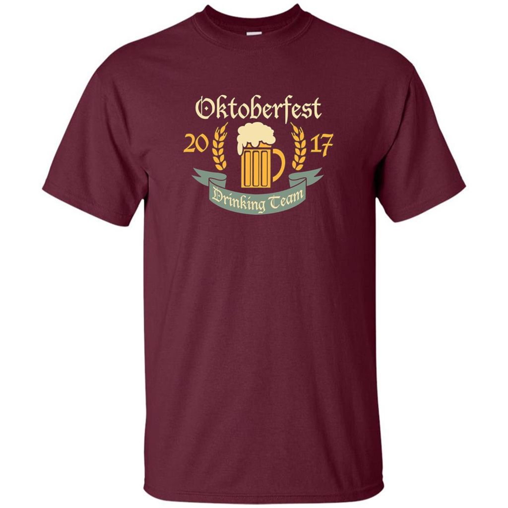 Oktoberfest Drinking Team 2017 T-shirt Maroon