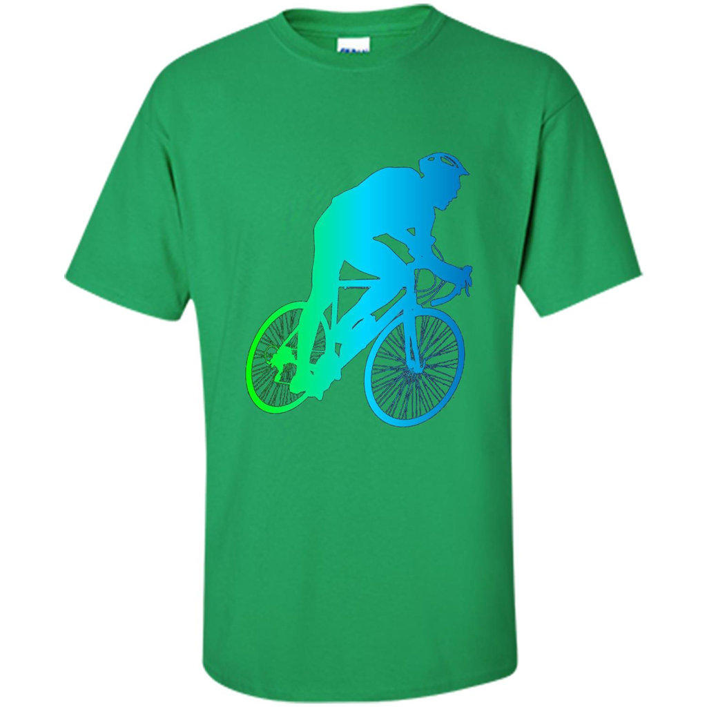 Bike Rider T-shirt Colorful Bicycle Biking Lover T-shirt Irish Green