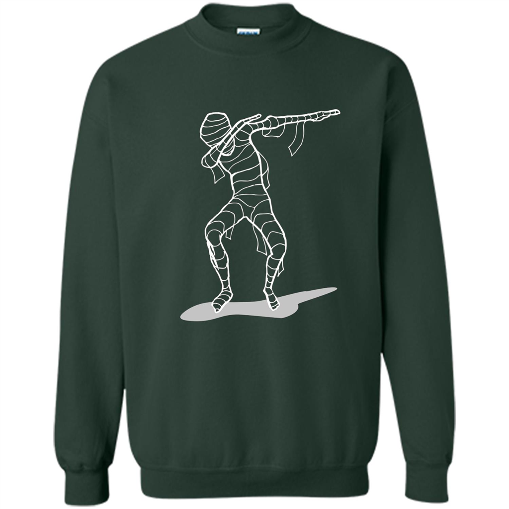 Dab Halloween T-shirt Hip Hop Dabbing Dancer T-shirt Forest Green