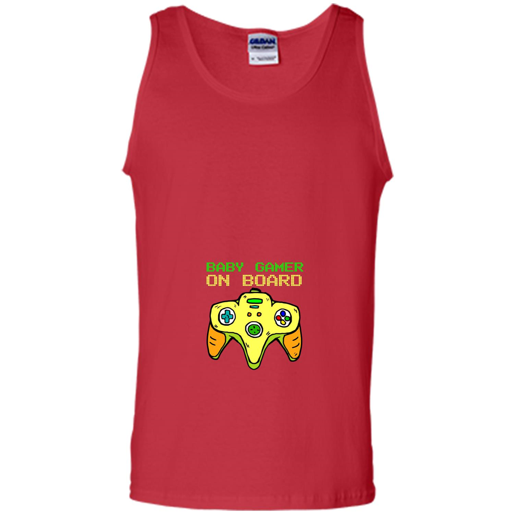 Pregnancy & Birth T-shirt Baby Gamer On Board Red