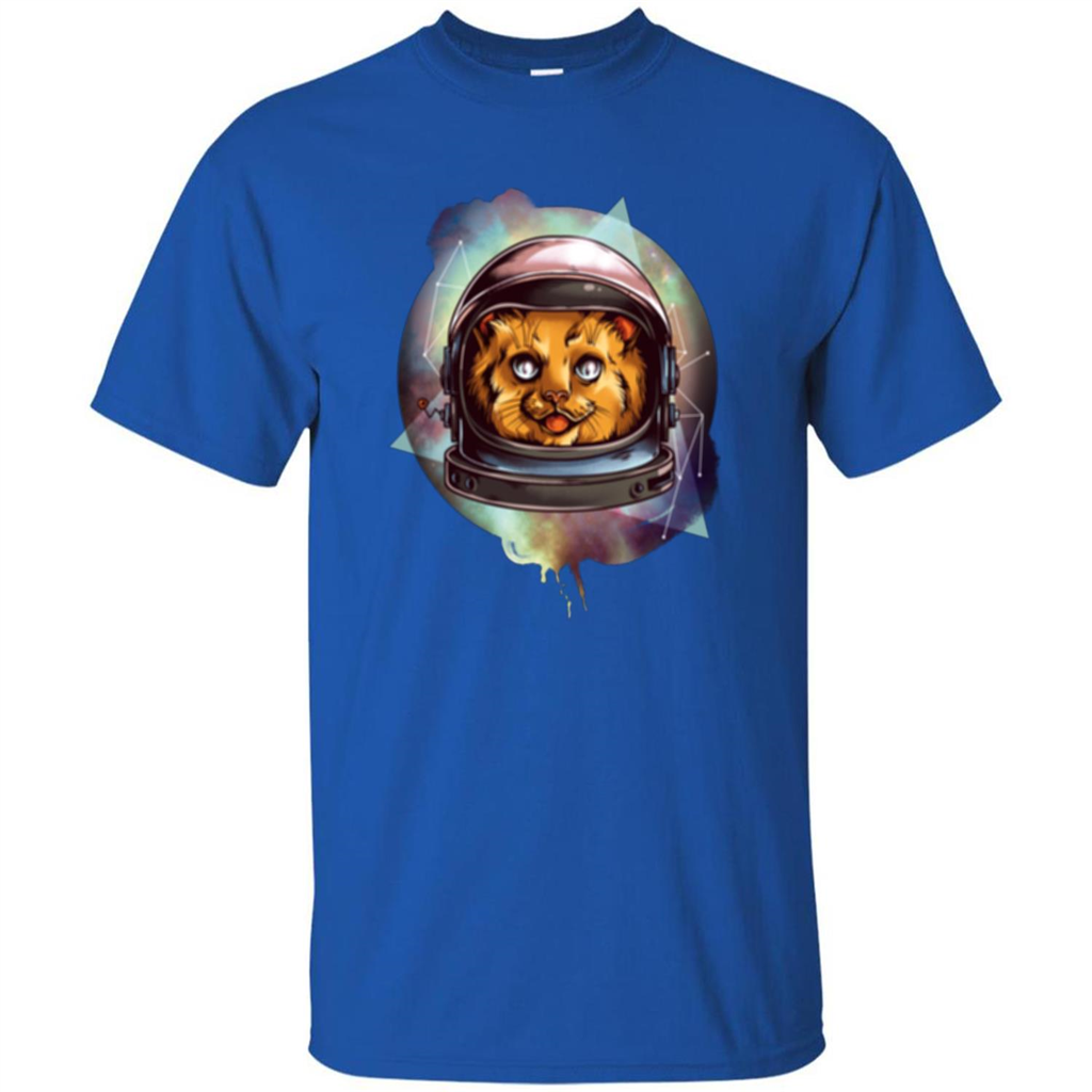 Space Kitty T-shirt Royal