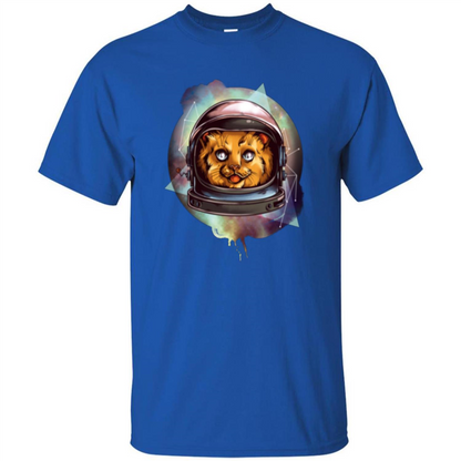 Space Kitty T-shirt Royal