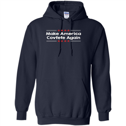 American T-shirt Make America Covfefe Again Navy