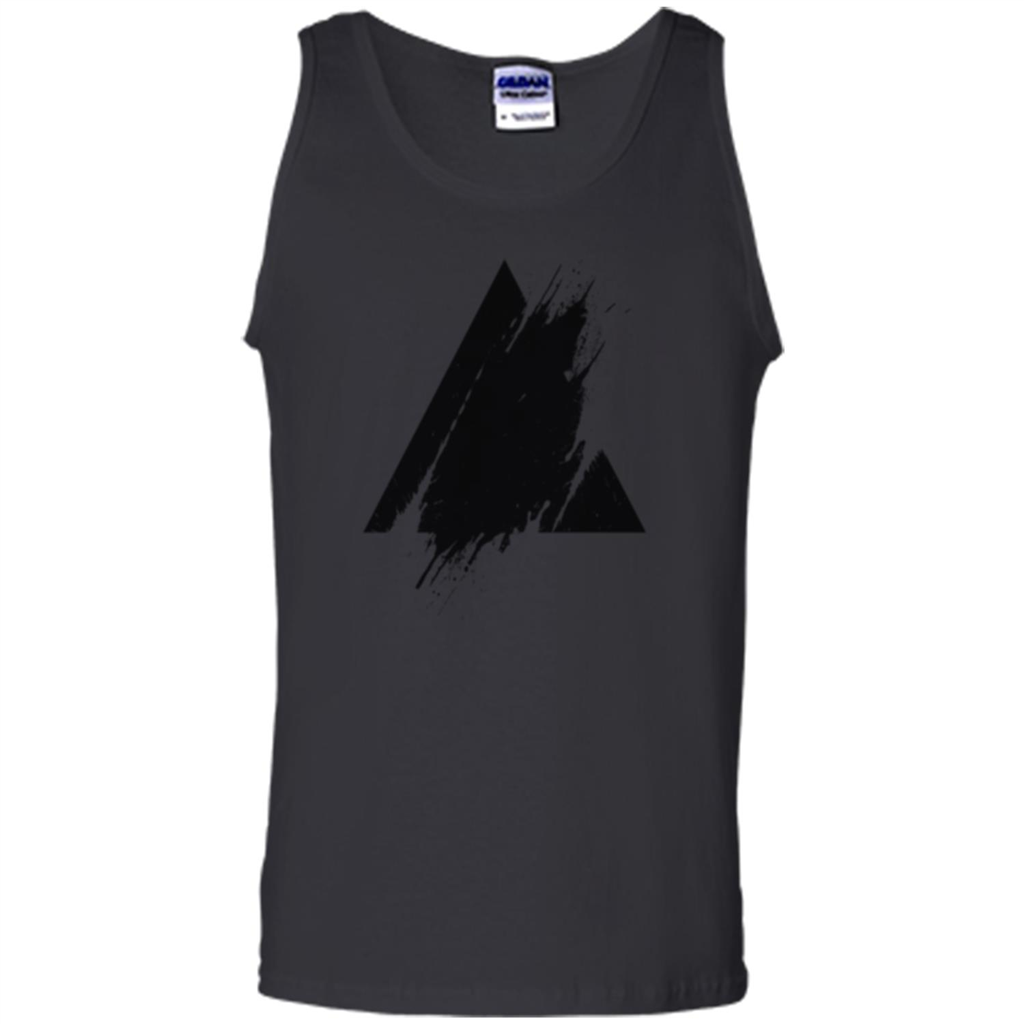 Place Splashed Triangle T-shirt Black