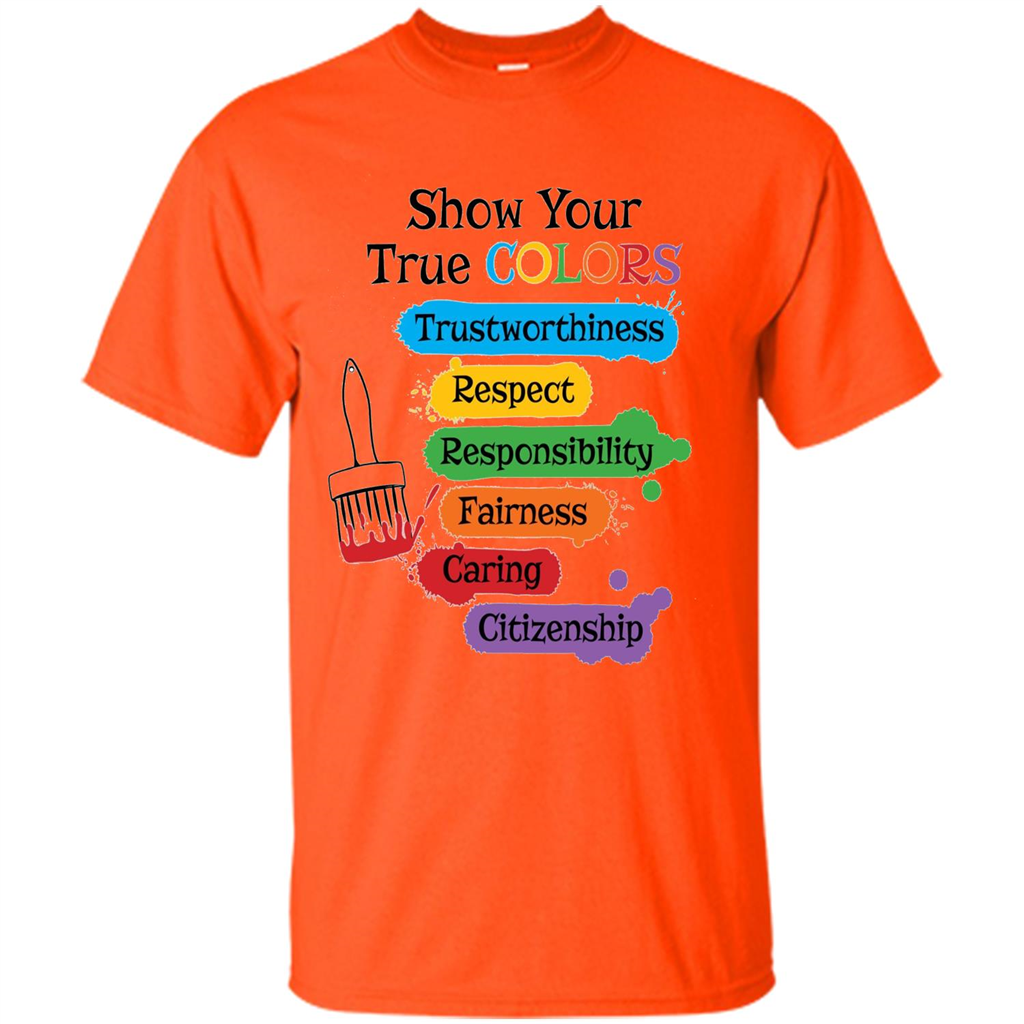 Show Your True Colors T-shirt Orange