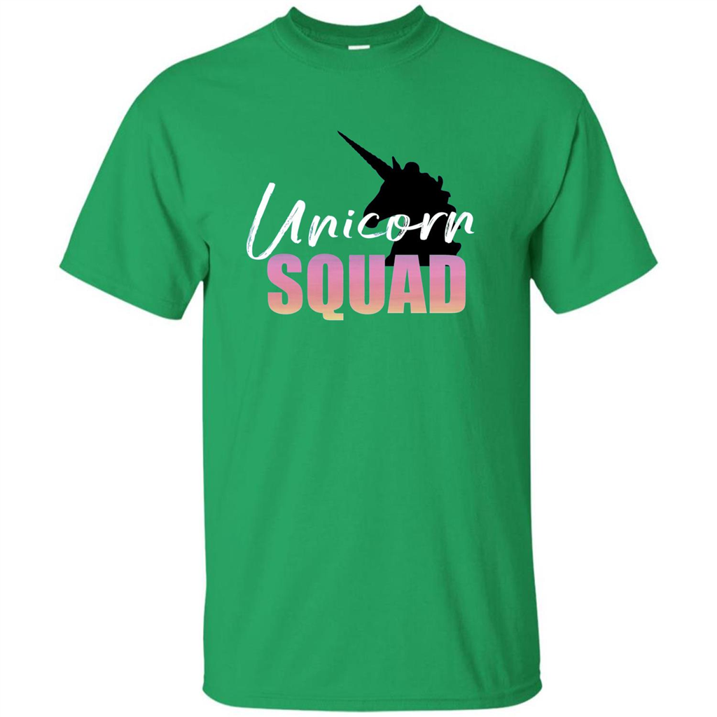 Unicorn Squad Rainbow Unicorns T-Shirt Irish Green