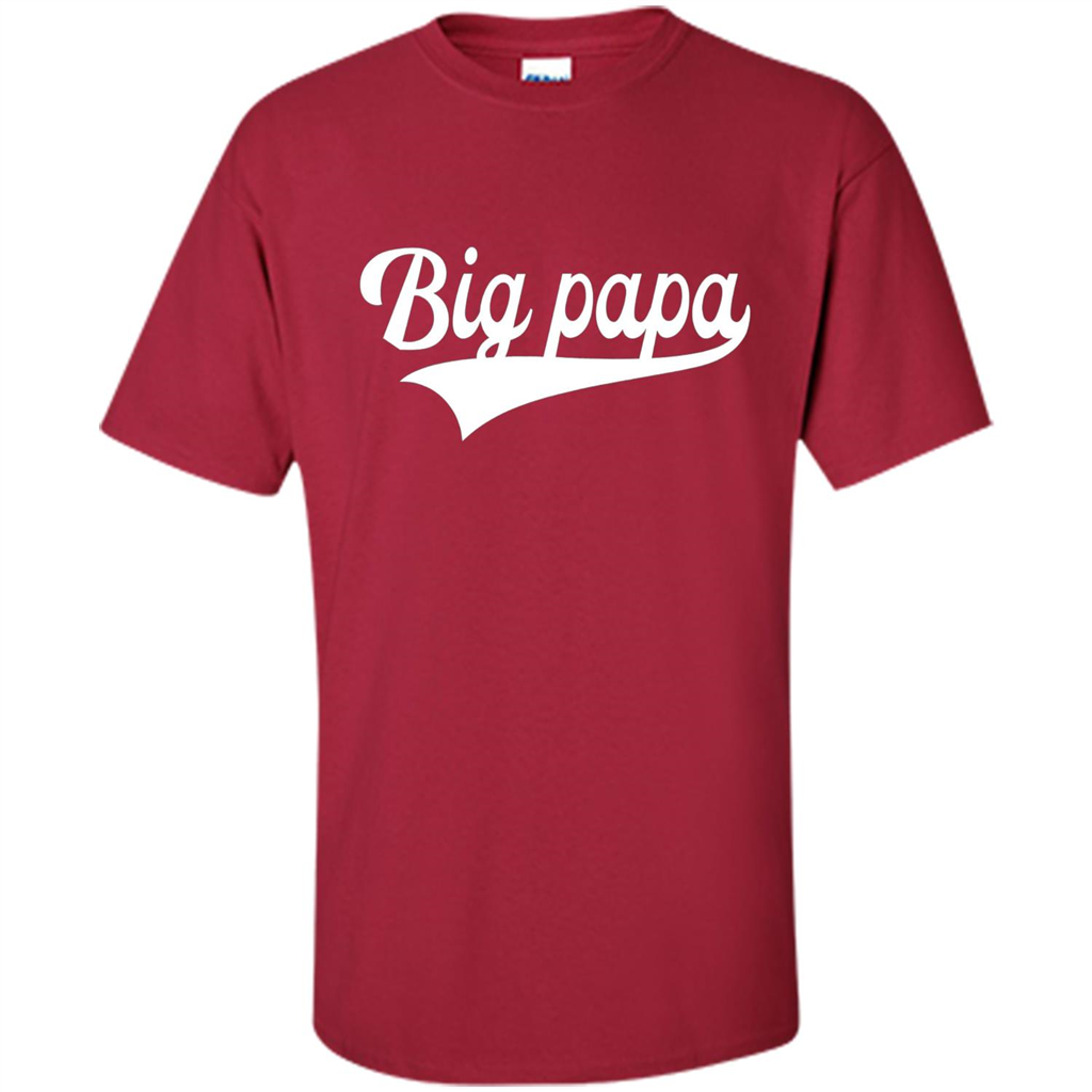 Fathers Day T-shirt Big Papa Cardinal