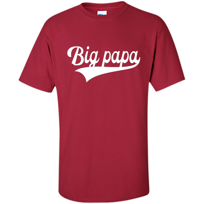 Fathers Day T-shirt Big Papa Cardinal
