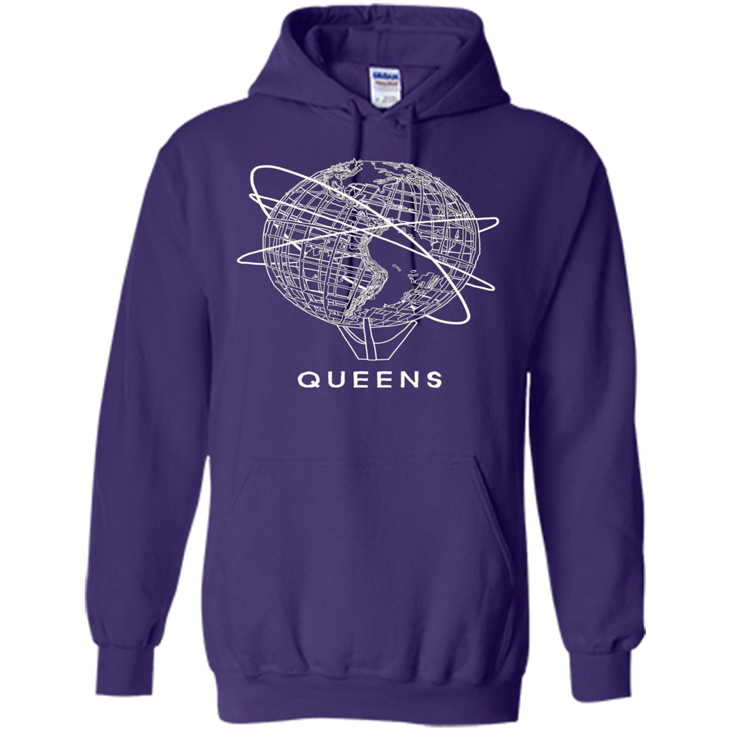Queens New York Unisphere T-shirt Purple