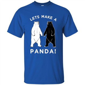 Funny Panda T-shirt Lets Make A Panda T-Shirt