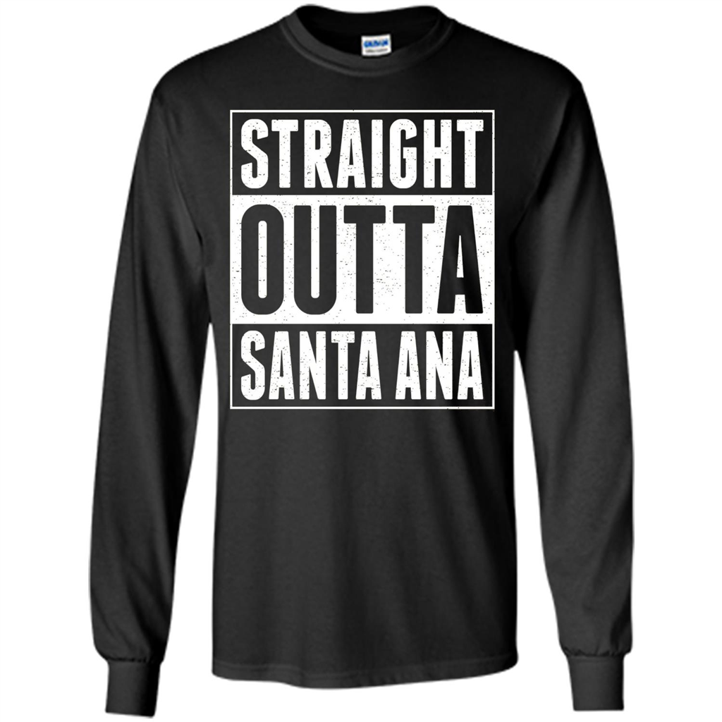 Straight Outta Santa Ana T-shirt Black