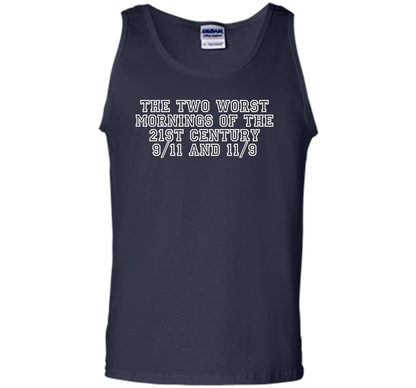 The Two Worst Mornings Of The 21st Century 9/11 And 11/9 T-shirt Navy