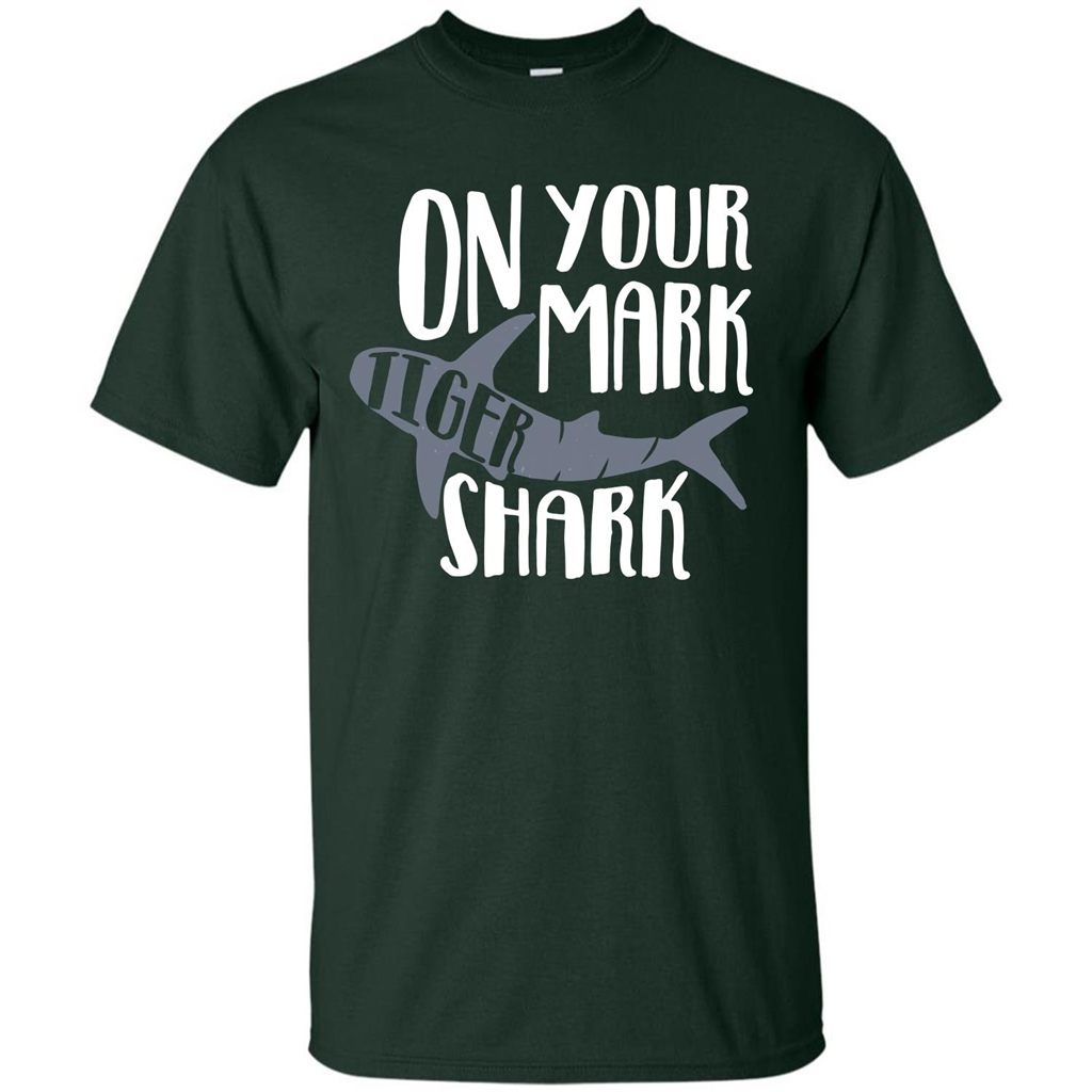 Tiger Shark T-shirt On Your Mark Tiger Shark T-shirt Forest Green