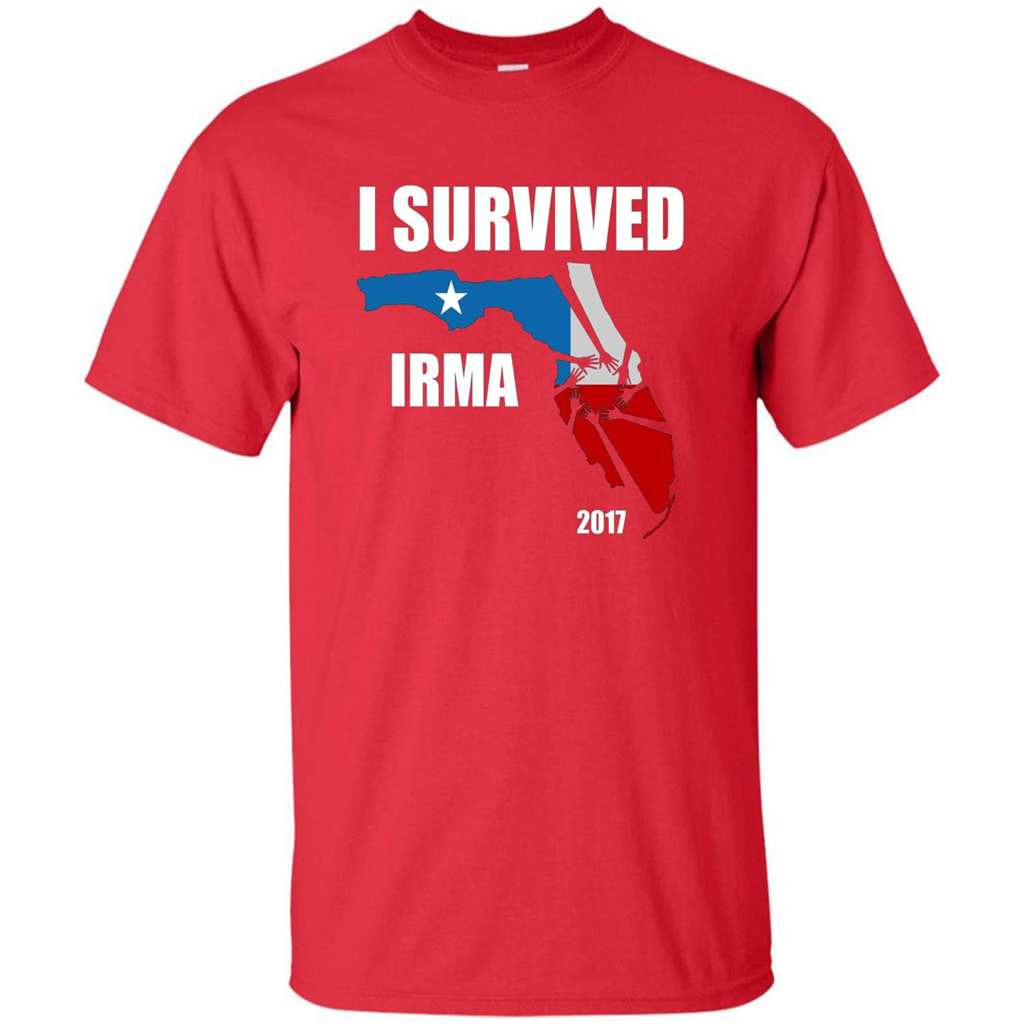 I Survived Hurricane Irma 2017 T-shirt Red