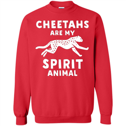 Cheetahs Are My Spirit Animal T-shirt Red