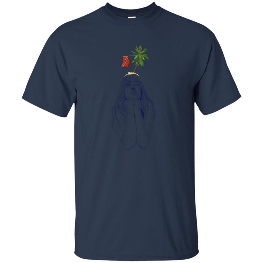 Islander T-shirt Island Girls T-shirt Navy