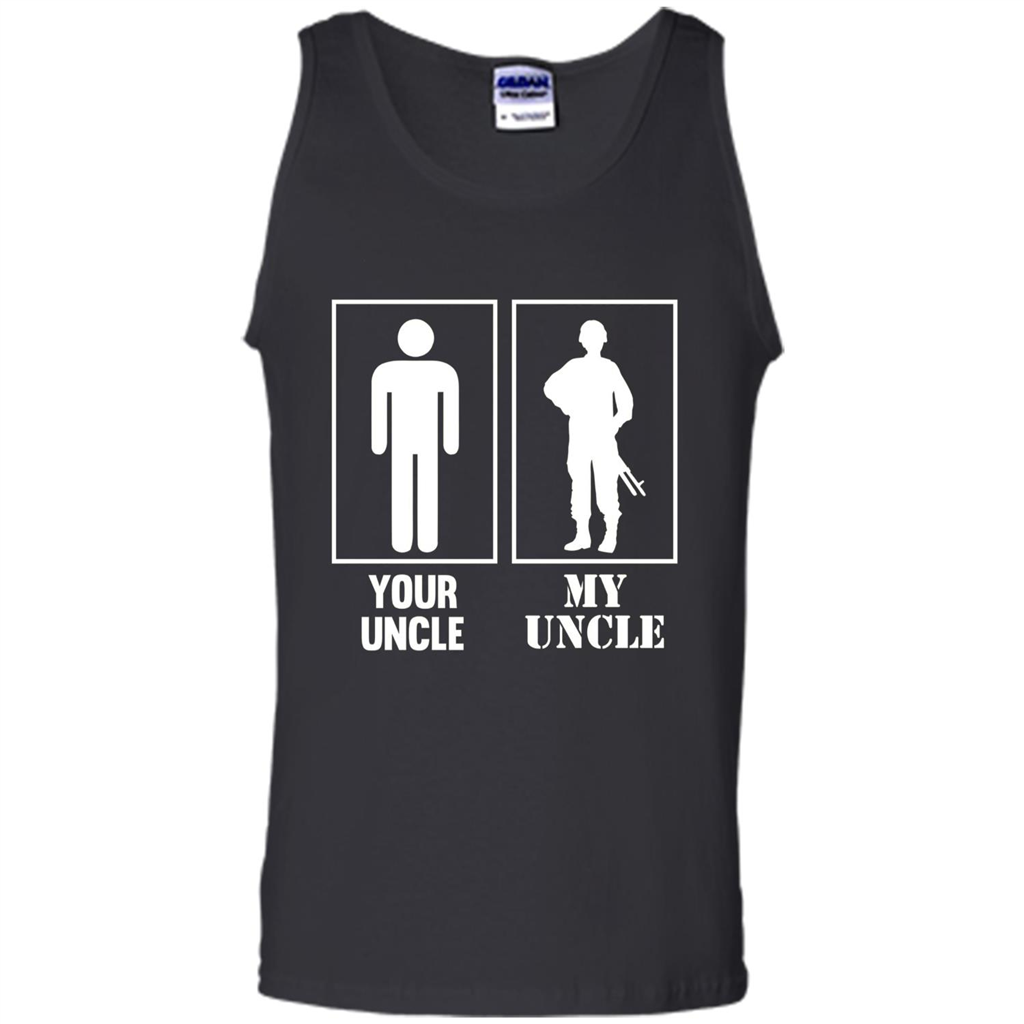 Your Uncle My Uncle Military Proud Army Navy Air Force T-shirt Black