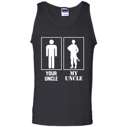 Your Uncle My Uncle Military Proud Army Navy Air Force T-shirt Black