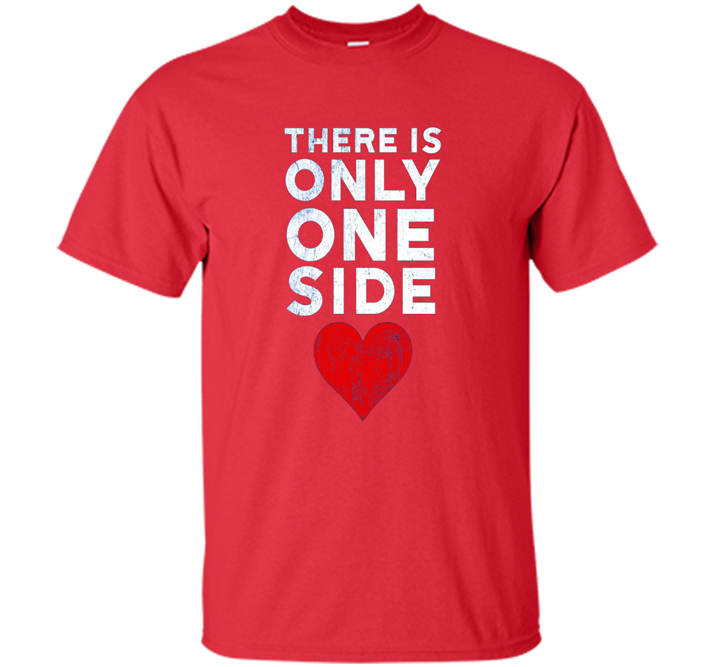 THERE IS ONLY ONE SIDE - Not Many Sides RESIST T-Shirt t-shirt Red