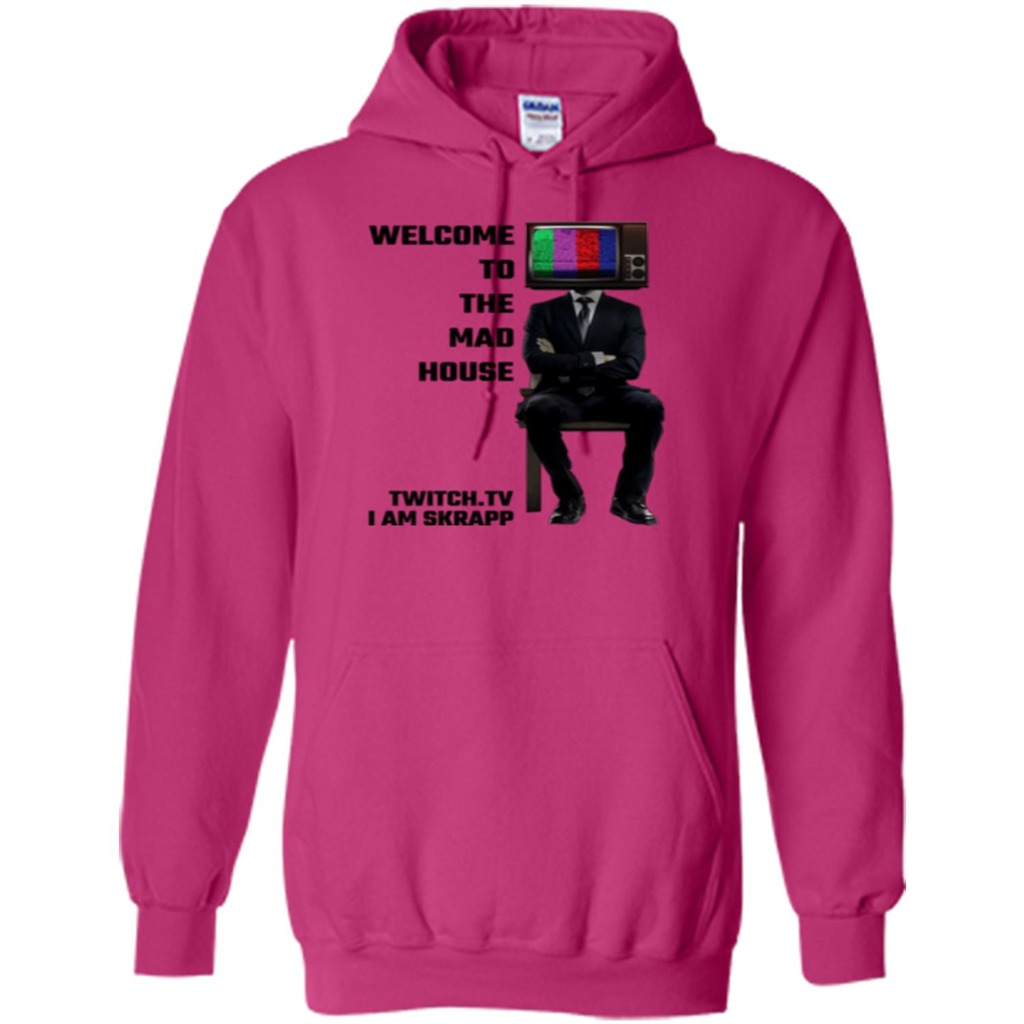 Welcome To The Mad House - I Am Skrapp T-shirt Heliconia