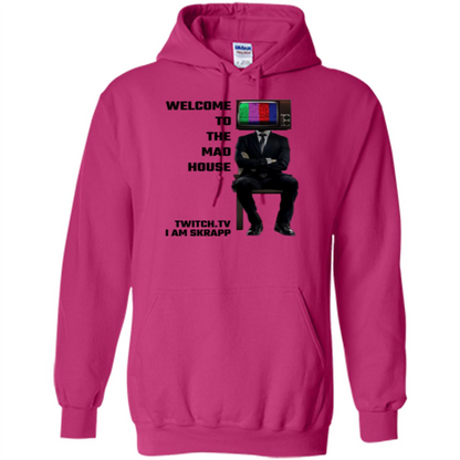 Welcome To The Mad House - I Am Skrapp T-shirt Heliconia