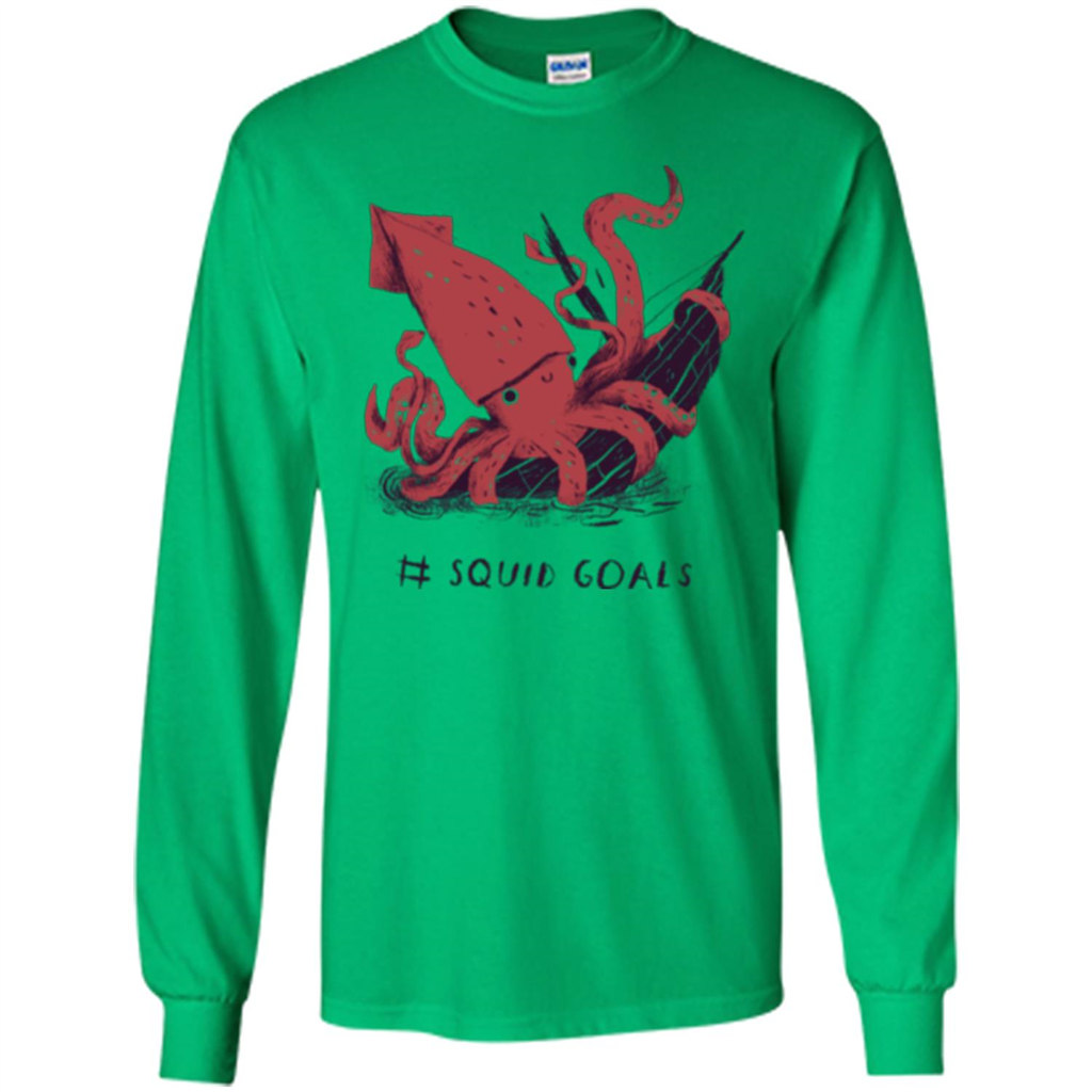 Squid Goals T-shirt Squad Goals T-shirt Irish Green