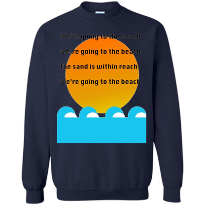 Summer T-shirt We're Going To The Beach T-shirt Navy