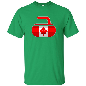 Canadian Curling Flag T-shirt