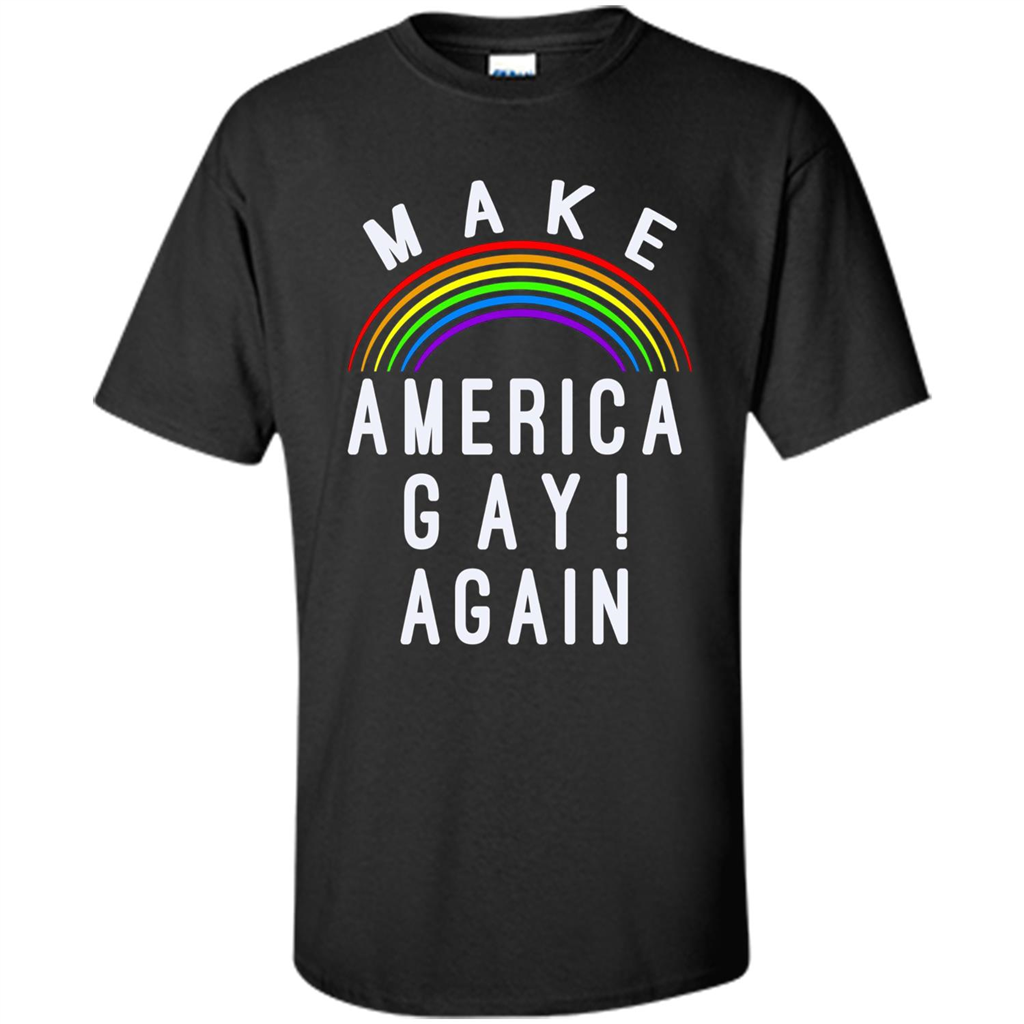 LGBT T-shirt Make America Gay Again Black