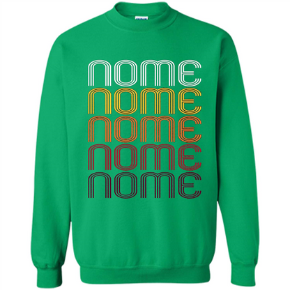 Nome, Vintage Style Alaska T-shirt Irish Green