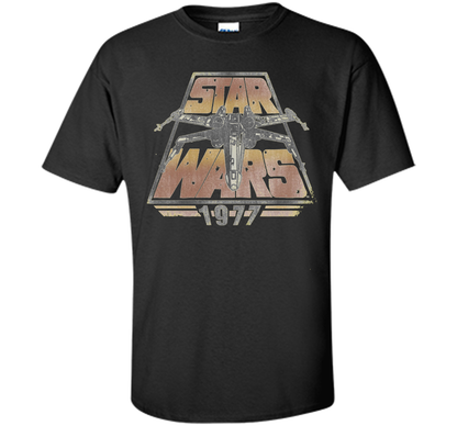 Star Wars 1977 Time Warp Graphic T-Shirt cool shirt Black