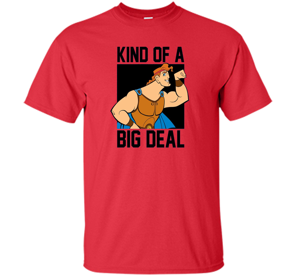 Cartoon T-shirt Kind Of A Big Deal Red