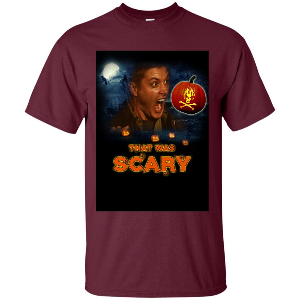 Halloween T-shirt That Was Scary T-shirt Maroon