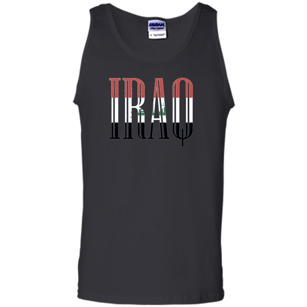 Iraq T-shirt Flag Of Iraq Black