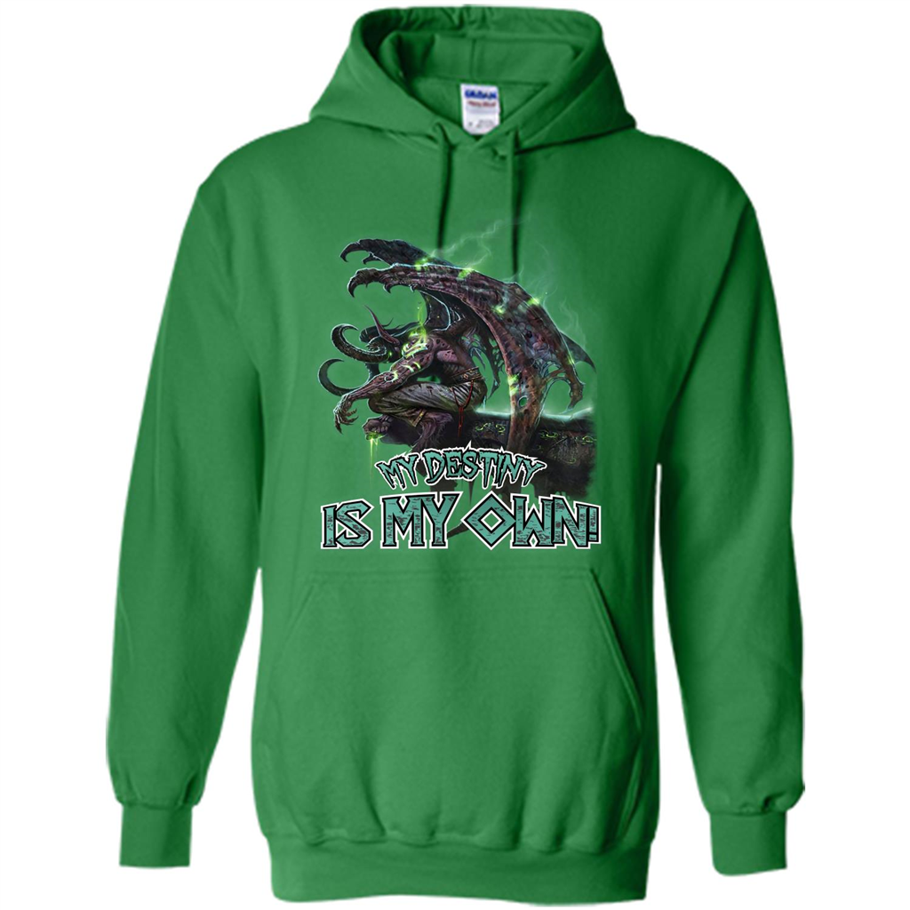 World of Warcraft T-shirt My Destiny Is My Own T-shirt Irish Green