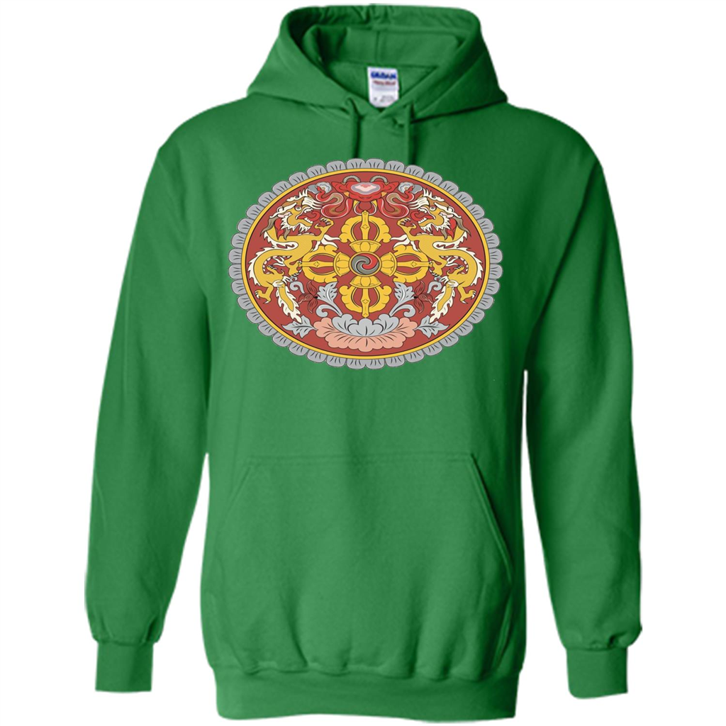Emblem Of Bhutan T-shirt Irish Green