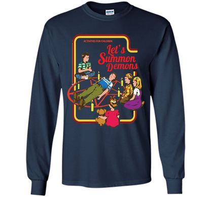 Let's Summon Demons T-Shirt Navy