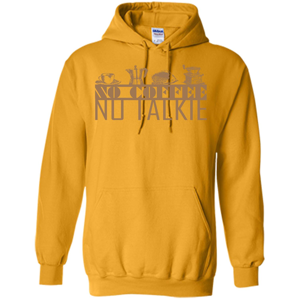 No Coffee No Talkie T-shirt Gold