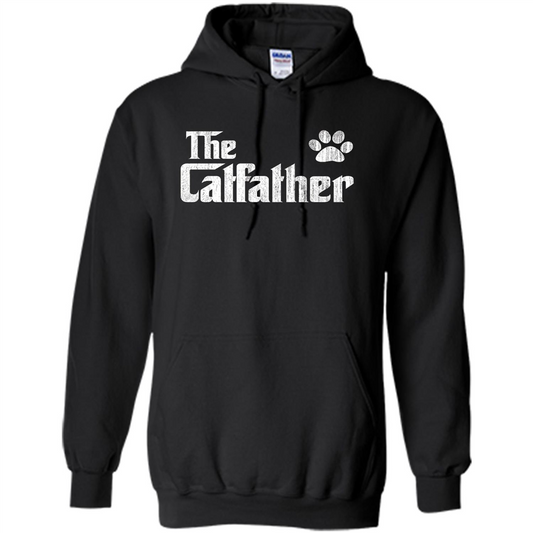 Cat Lover T-shirt The Catfather Black